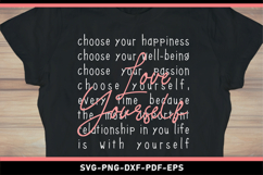 Love yourself, Self care SVG, Inspirational Quotes SVG Shirt Product Image 1