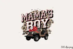MAMA'S BOY PNG, Mothers day Mom sublimation Product Image 2