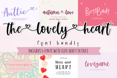 The Lovely Heart Font Bundle Product Image 1