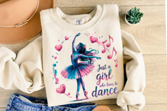 Just a girl who loves to dance svg | Svg Files | Shirt Svg Product Image 2