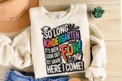So Long Kindergarten svg | Svg Files for Cricut | Shirt Svg Product Image 1