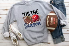 'tis the season Football Sublimation Design Product Image 1