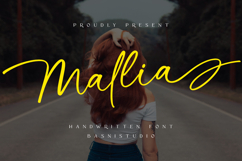 Mallia Handwritten Font Product Image 1