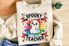 Spooky Teacher Svg | Halloween Svg | Shirt Svg Product Image 2