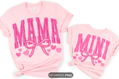 Mama Mini Valentine PNG | Valentine Latch Hook Yarn Crochet Product Image 1