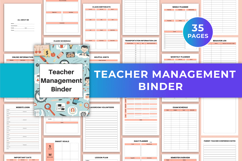 Teacher Management Binder Canva Templates Product Image 1