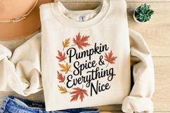 Pumpkin Spice and Everything Nice Svg | Shirt Svg Product Image 2