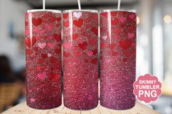 Valentine Glitter Tumbler | Valentine Tumbler Wrap Product Image 1