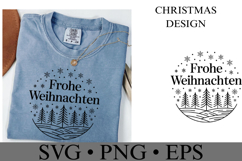 Frohe Weihnachten Svg | Christmas svg | Shirt Svg Product Image 2
