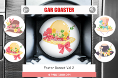 Car Coaster Easter Bonnet Product Image 1