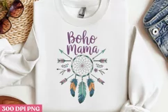 Boho mama PNG, Dog Mom Sublimation PNG Product Image 2