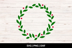 Christmas Wreath SVG Product Image 1