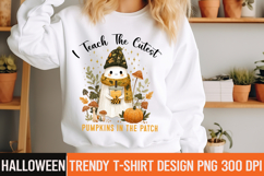 I Teach the Cutest Pumpkin in the Patch Sublimation Design Product Image 1