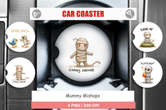 Mummy Mishaps Car Coaster Product Image 1