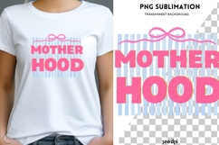 Mother Hood PNG | Pink Glitter Typography Design Product Image 2