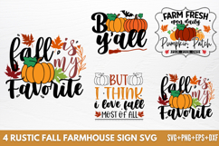 Rustic Fall Farmhouse Sign SVG Product Image 1