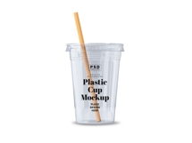 Plastic Cup Mockup Template Photoshop Product Image 2
