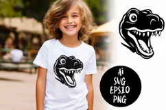 Dinosaur svg, T Rex svg, Dino svg, Rex svg, PNG EPS SVG file Product Image 1
