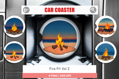 Car Coaster Fire Pit Product Image 1