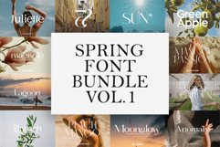 Spring Font Bundle Vol.1 Product Image 1
