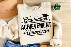 Graduation Achievement Unlocked svg | Graduation | Shirt Svg Product Image 2