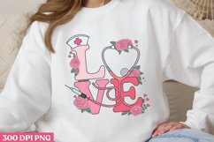Valentine Nurse Sublimation Bundle PNG Product Image 9