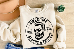 Dads have beards &amp; tattoos svg | Shirt Svg Product Image 2