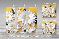 3D Flowers Florals Tumbler Wrap PNG Bundle Vol 2 Product Image 2