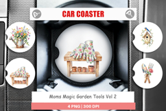 Moms Magic Garden Car Coaster Product Image 1