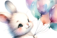 Baby Bunny with Balloons Product Image 2