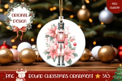 Cartoon Christmas Nutcracker Ornament, Winter Ornament Product Image 1