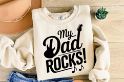 My dad rocks svg | Svg Cut File | Shirt Svg Product Image 2
