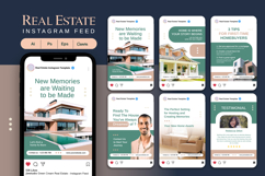 Green Cream Real Estate - Instagram Feed Product Image 1