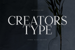 Creators Type Modern Slab Serif Display Font Product Image 1