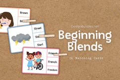 Beginning Blends Educational Matching Cards Product Image 1