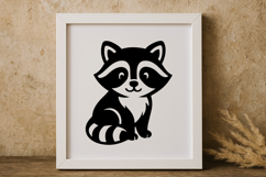 Cute Funny Raccoon SVG Product Image 1