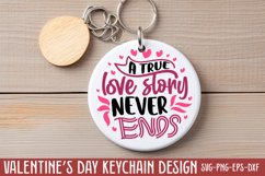 A true love story never ends SVG Product Image 1