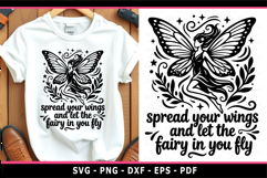 Spread your wings and let the fairy in you fly, Fairy SVG Product Image 1