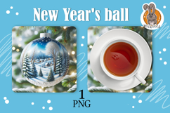 Christmas tree ball, stand for hot food Product Image 1