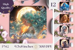 Astrology Mouse Pad Sublimation Bundle, Zodiac Sublimation Product Image 1