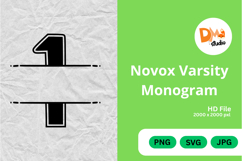 Novox Varsity Monogram Product Image 1