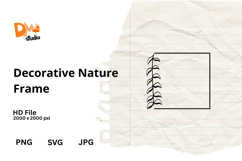 Decorative Nature Frame Product Image 1