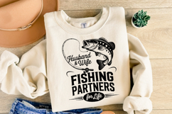 Husband &amp; Wife Fishing Partners Svg | Shirt Svg Product Image 2