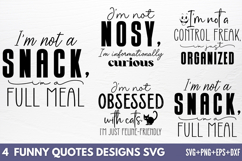 Funny Quotes Designs SVG Product Image 1
