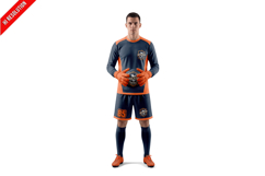 A Soccer Goalkeeper Mockup Product Image 1