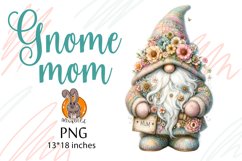 Gnome mom, flowers Product Image 1