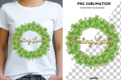 Lucky Patrick clipart png design for T-shirts Product Image 1