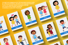 Emotion Flashcards, Child Psychology, ESL Product Image 2