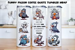 Funny coffee quote Tumbler Wrap designs|PNG, 20 oz. Product Image 2