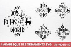 Arabesque Tile Ornaments SVG Product Image 1